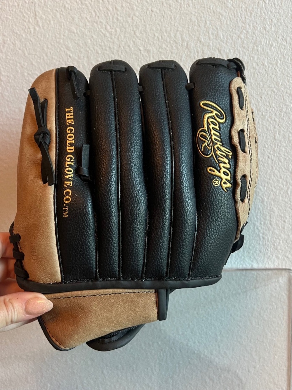 Rawlings Baseball Glove 11.5 Youth Mitt RHT Infielder Outfielder Black Tan Gear